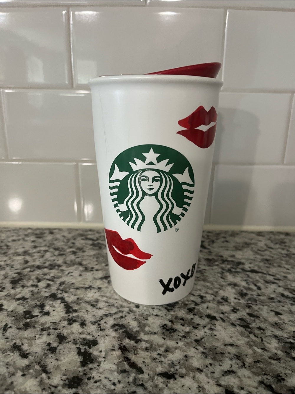 Starbucks Ceramic Mug - 2015 XOXO Valentines
